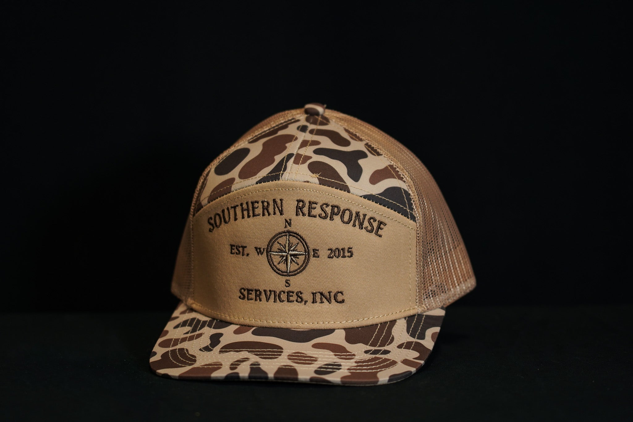 Richardson 5 Panel Old School Camo Hat