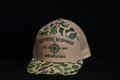 Richardson 5 Panel Green & Tan Camo Hat